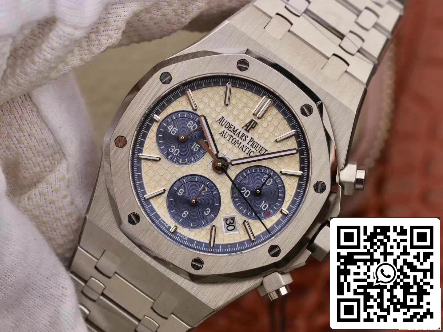 Audemars Piguet Royal Oak Chronograph 26331ST.OO.1220ST OM Factory 1:1 Best Edition Swiss ETA7750 White Dial EU Watch Store