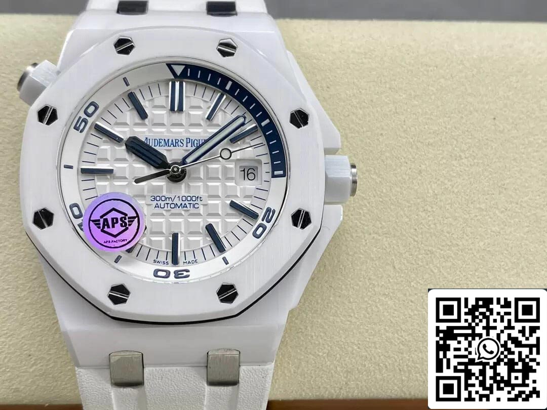 Audemars Piguet Royal Oak Offshore 15707CB.OO.A010CA.01 1:1 Best Edition APS Factory White Dial EU Watch Store