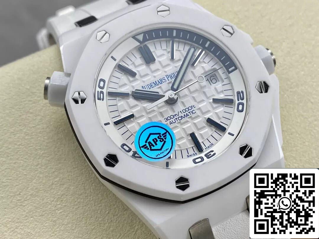 Audemars Piguet Royal Oak Offshore 15707CB.OO.A010CA.01 1:1 Best Edition APS Factory White Dial EU Watch Store