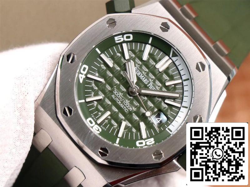 Audemars Piguet Royal Oak Offshore 15710ST.OO.A052CA.01 1:1 Best Edition JF Factory Green Dial Swiss Cal.3120 EU Watch Store