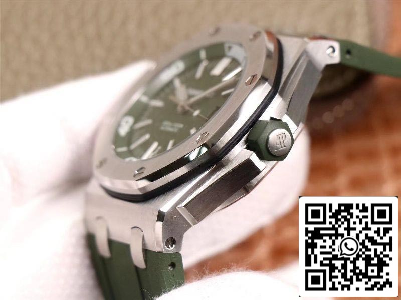 Audemars Piguet Royal Oak Offshore 15710ST.OO.A052CA.01 1:1 Best Edition JF Factory Green Dial Swiss Cal.3120 EU Watch Store