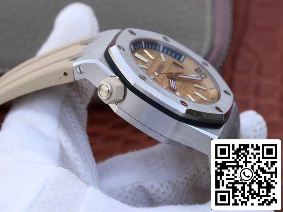 Audemars Piguet Royal Oak Offshore 15710ST.OO.A085CA.01 1:1 Best Edition JF Factory Beige Dial EU Watch Store