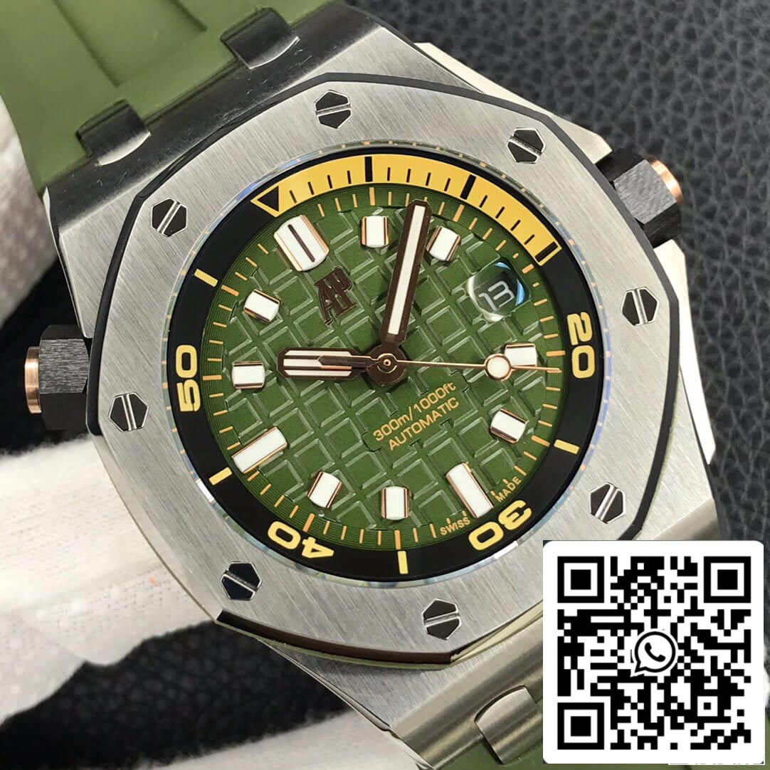 Audemars Piguet Royal Oak Offshore 15720ST.OO.A052CA.01 1:1 Best Edition BF Factory Army Green Dial EU Watch Store