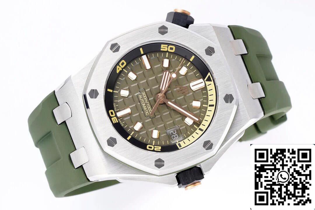 Audemars Piguet Royal Oak Offshore 15720ST.OO.A052CA.01 1:1 Best Edition ZF Factory Green Dial EU Watch Store