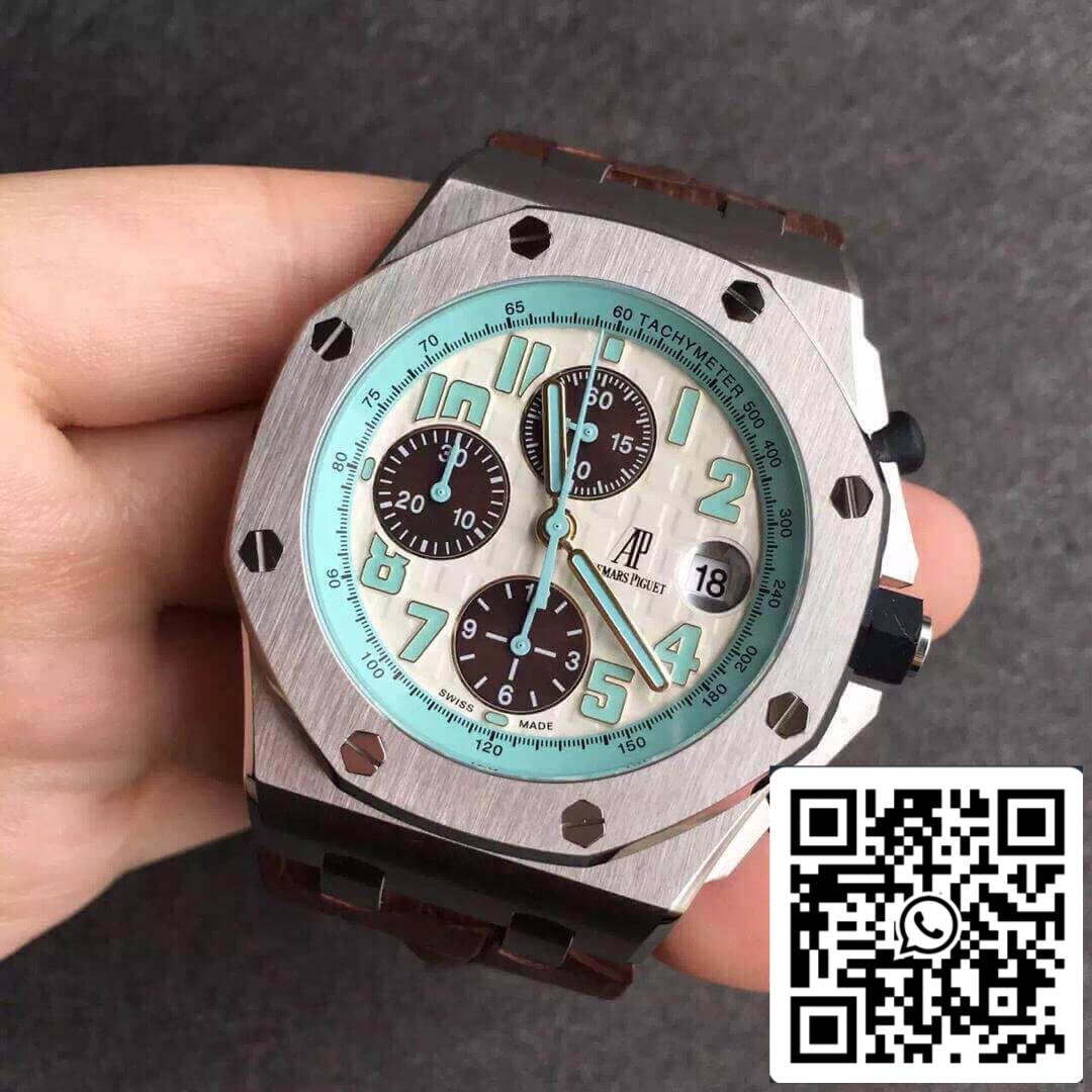 Audemars Piguet Royal Oak Offshore 26187ST.OO.D801CR.01 1:1 Best Edition JF Factory White Dial EU Watch Store