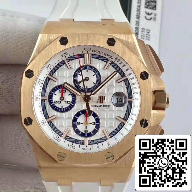 Audemars Piguet Royal Oak Offshore 26408OR.OO.A010CA.01 JF Factory 1:1 Best Edition Swiss ETA3126 White Dial EU Watch Store