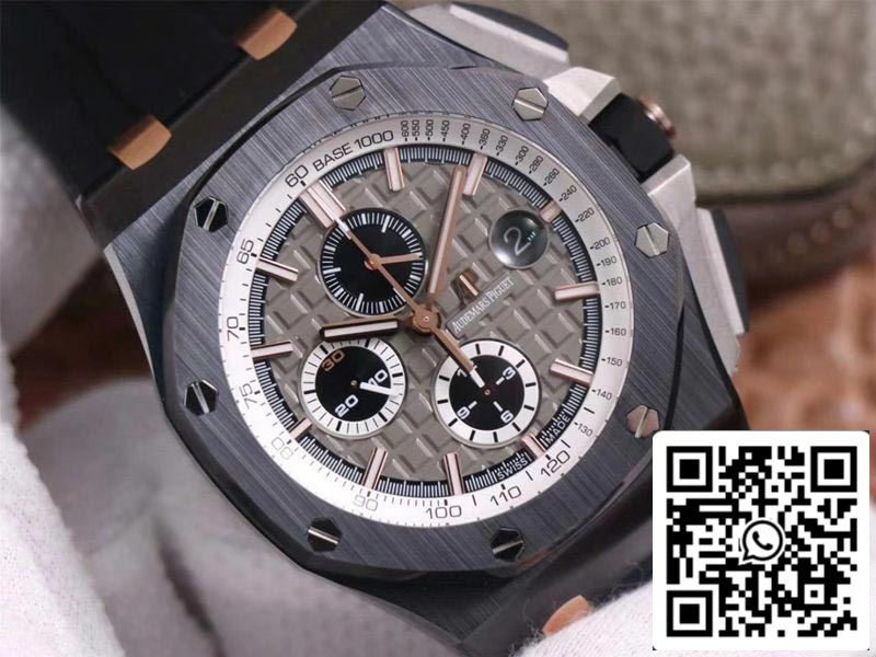 Audemars Piguet Royal Oak Offshore 26415CE.OO.A002CA.01 1:1 Best Edition JF Factory Black Ceramic Swiss ETA7750 EU Watch Store