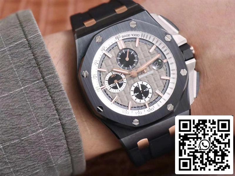 Audemars Piguet Royal Oak Offshore 26415CE.OO.A002CA.01 1:1 Best Edition JF Factory Black Ceramic Swiss ETA7750 EU Watch Store