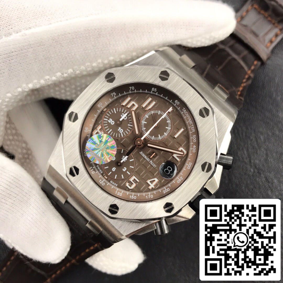 Audemars Piguet Royal Oak Offshore 26470ST.OO.A820CR.01 1:1 Best Edition JF Factory Brown Dial EU Watch Store