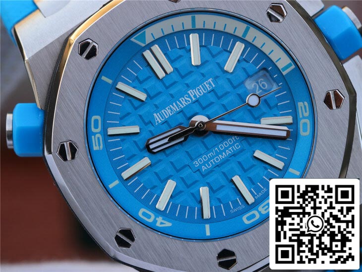 Audemars Piguet Royal Oak Offshore Diver 15710ST.OO.A032CA.01 1:1 Best Edition JF Factory Blue Dial EU Watch Store