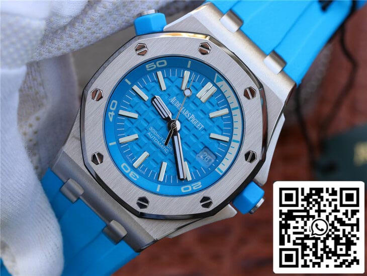 Audemars Piguet Royal Oak Offshore Diver 15710ST.OO.A032CA.01 1:1 Best Edition JF Factory Blue Dial EU Watch Store