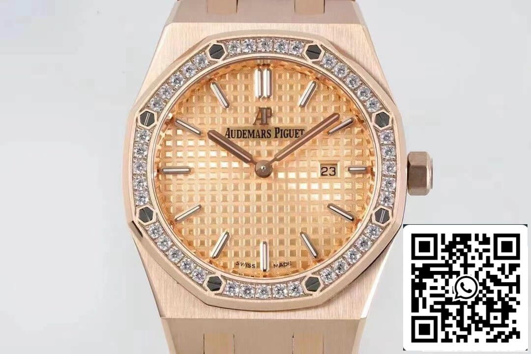 Audemars Piguet Royal Oak Quartz 33MM 67651OR.ZZ.1261OR.03 1:1 Best Edition ZF Factory Gold Dial EU Watch Store