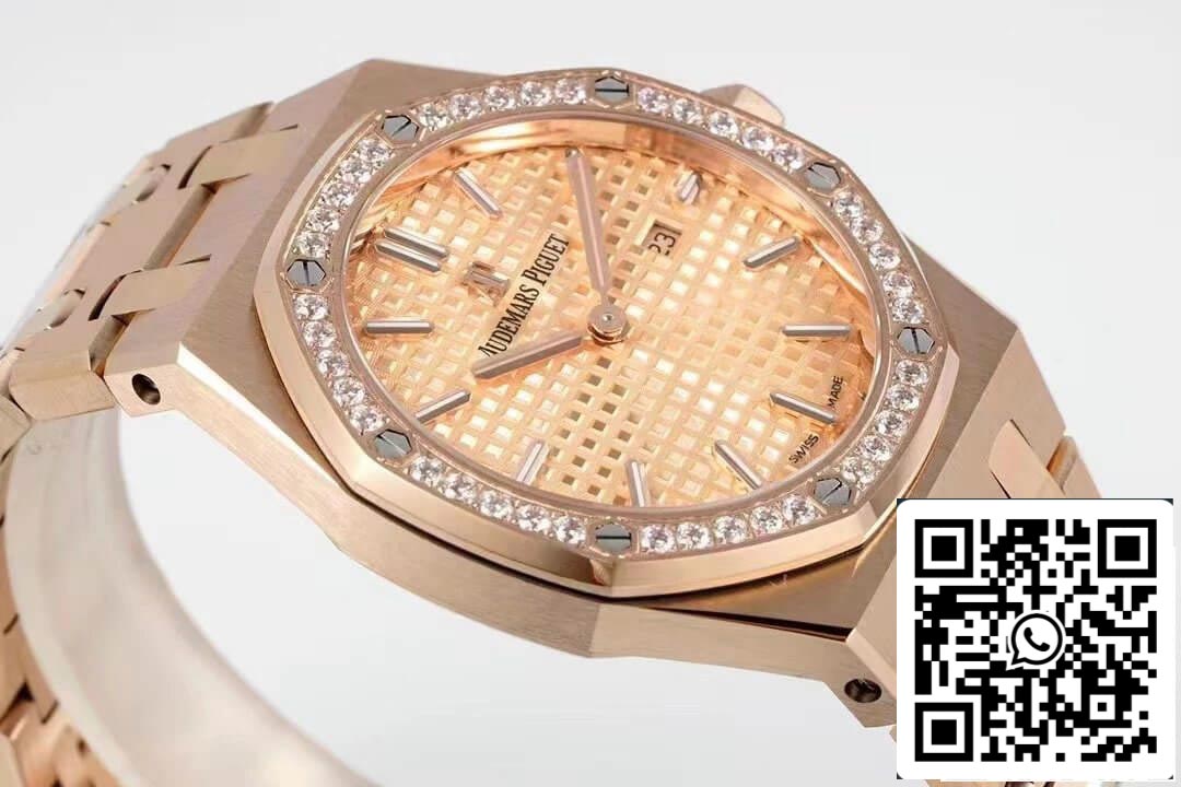 Audemars Piguet Royal Oak Quartz 33MM 67651OR.ZZ.1261OR.03 1:1 Best Edition ZF Factory Gold Dial EU Watch Store