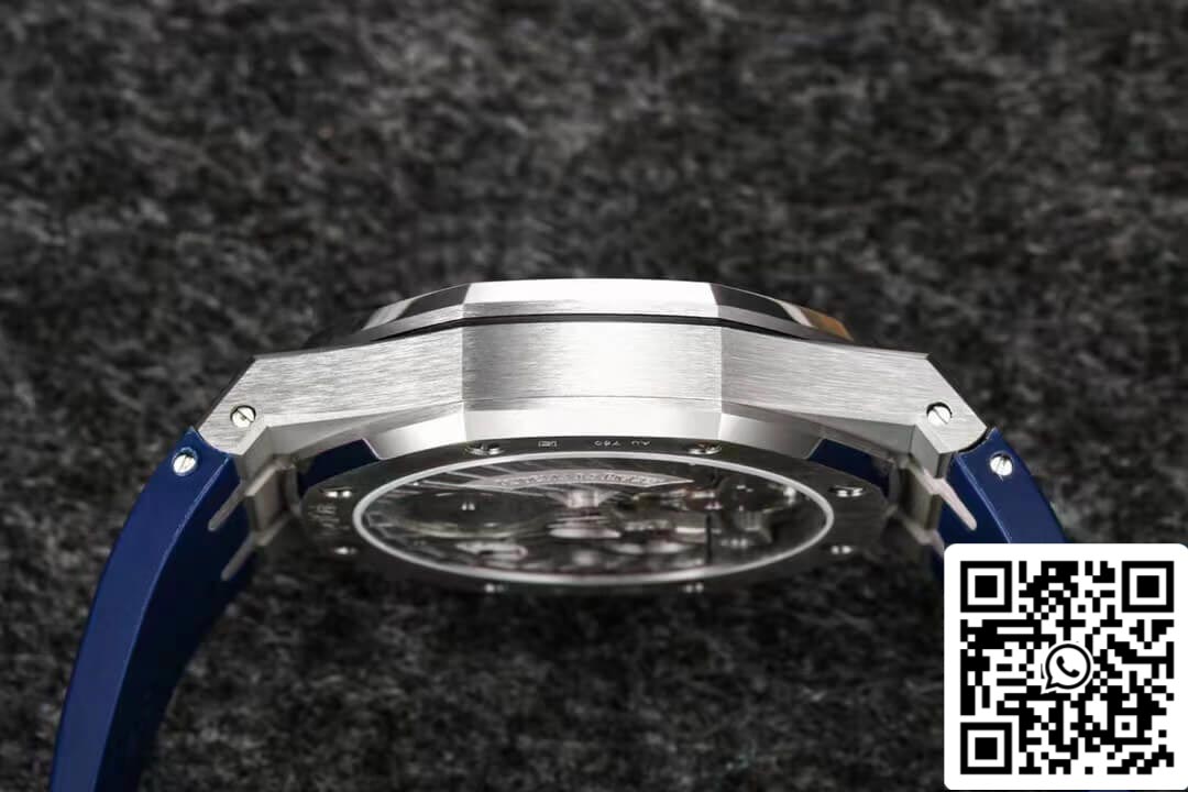 Audemars Piguet Royal Oak Tourbillon 1:1 Best Edition R8 Factory V3 Blue Rubber Strap EU Watch Store