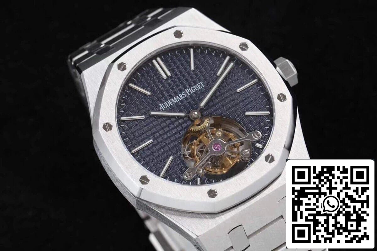 Audemars Piguet Royal Oak Tourbillon 26510ST.OO.1220ST.01 1:1 Best Edition R8 Factory Blue Dial EU Watch Store