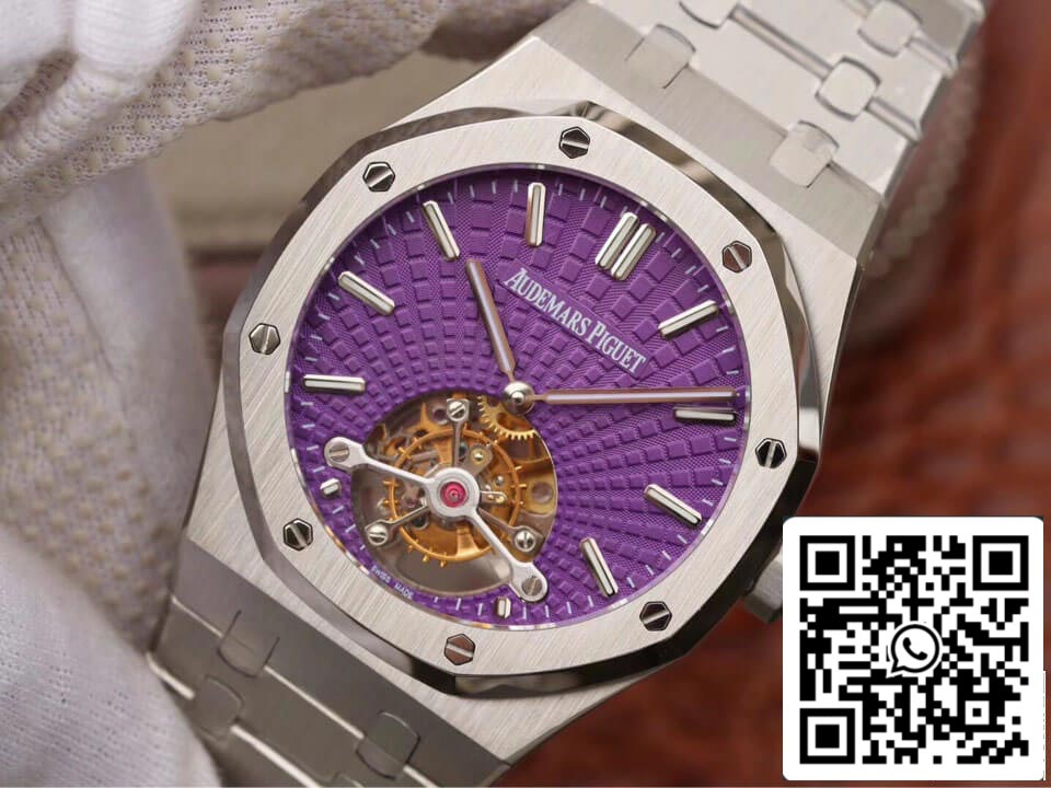 Audemars Piguet Royal Oak Tourbillon 26522ST.OO.1220ST.01 1:1 Best Edition JF Factory Stainless Steel EU Watch Store