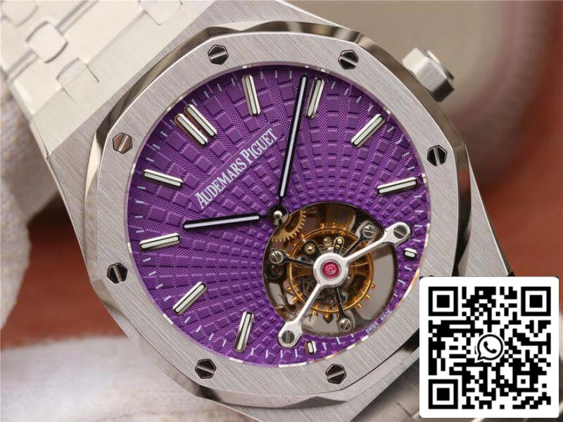 Audemars Piguet Royal Oak Tourbillon 26522ST.OO.1220ST.01 R8 Factory 1:1 Best Edition Swiss Tourbillon Purple Dial EU Watch Store