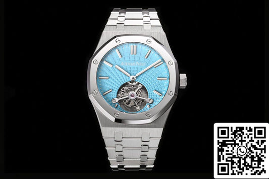 Audemars Piguet Royal Oak Tourbillon 26530PT.OO.1220PT.01 1:1 Best Edition R8 Factory Blue Dial EU Watch Store