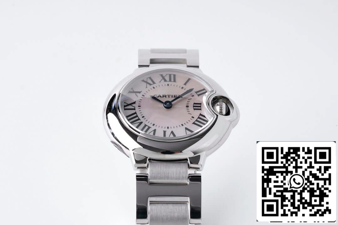 Ballon Bleu De Cartier 28MM 1:1 Best Edition AF Factory Mother-Of-Pearl Dial US Replica Watch