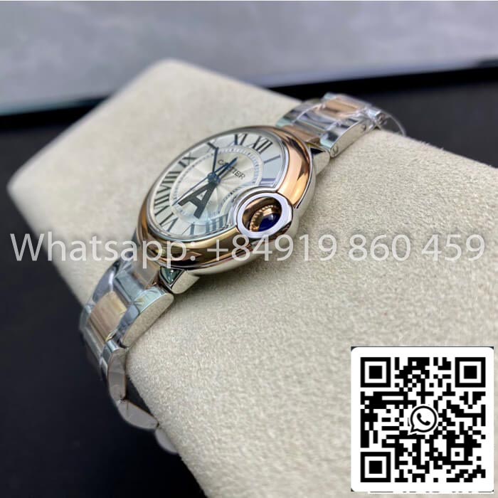 Ballon Bleu De Cartier 28MM W3BB0005 1:1 Best Edition V6 Factory Diamond Dial US Replica Watch