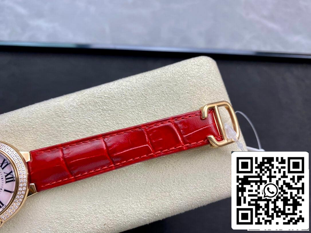 Ballon Bleu De Cartier 33MM WJBB0033 1:1 Best Edition 3K Factory Red Strap US Replica Watch