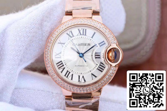 Ballon Bleu De Cartier 36MM WE902064 V9 Factory 1:1 Best Edition Swiss ETA2824-2 US Replica Watch