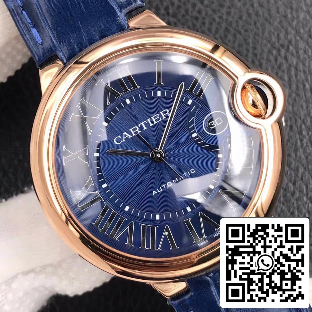 Ballon Bleu De Cartier 42MM WGBB0036 1:1 Best Edition V6 Factory Rose Gold US Replica Watch