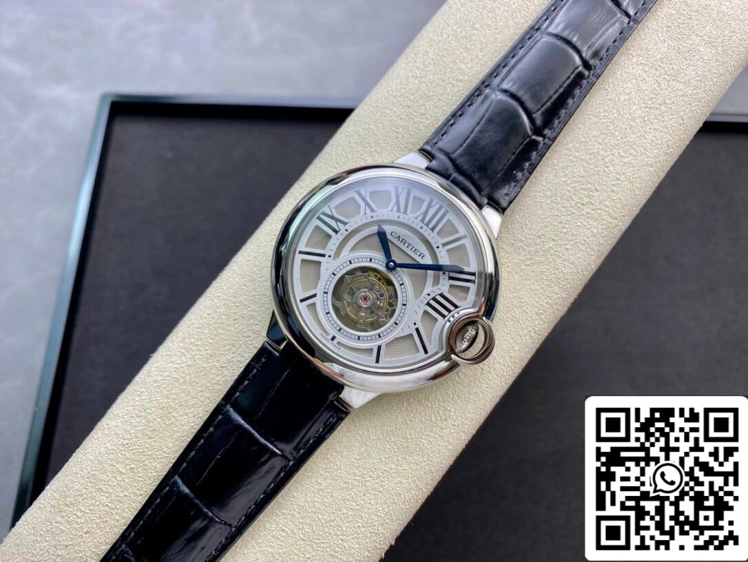 Ballon Bleu De Cartier W6920021 1:1 Best Edition BBR Factory Tourbillon Dial US Replica Watch