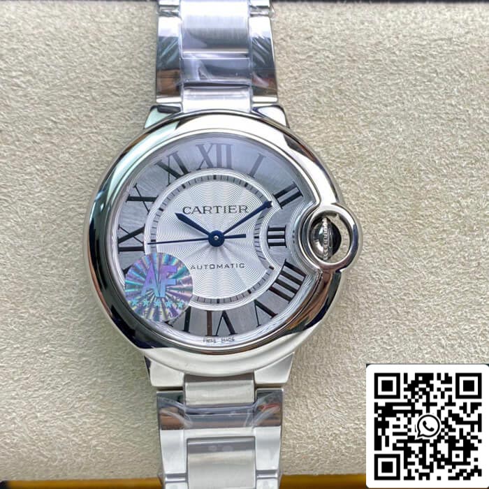 Ballon Bleu De Cartier W6920071 33MM 1:1 Best Edition AF Factory Steel Strap US Replica Watch