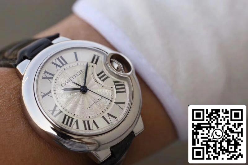 Ballon Bleu De Cartier W6920086 33mm 1:1 Best Edition White Textured Dial Swiss ETA 2671 US Replica Watch