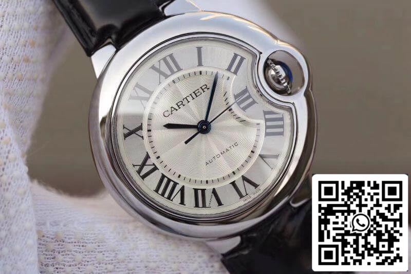 Ballon Bleu De Cartier W6920086 33mm 1:1 Best Edition White Textured Dial Swiss ETA 2671 US Replica Watch