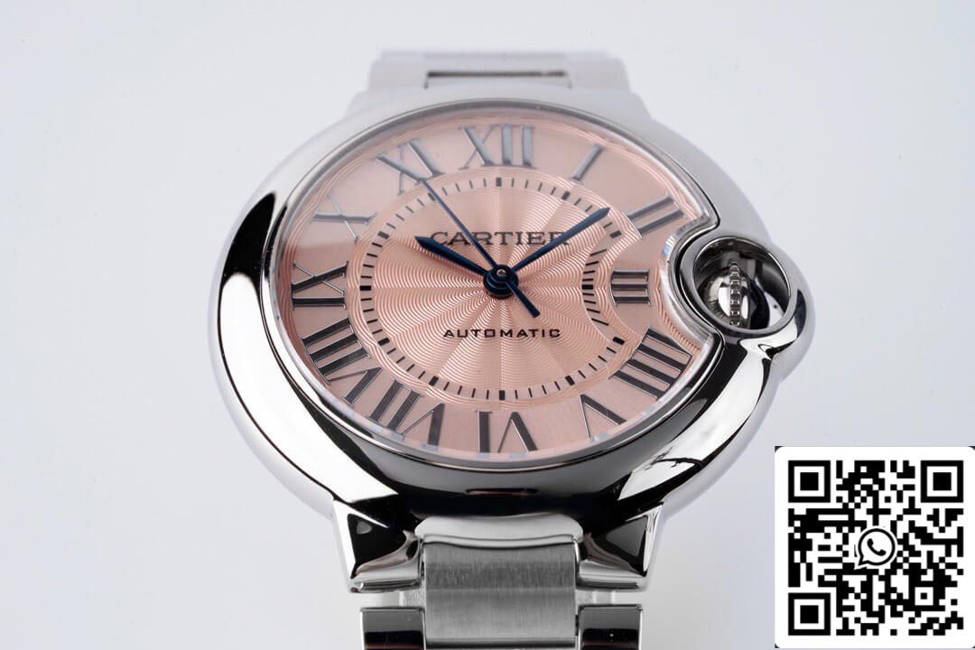 Ballon Bleu De Cartier W6920100 33MM 1:1 Best Edition AF Factory Pink Dial US Replica Watch