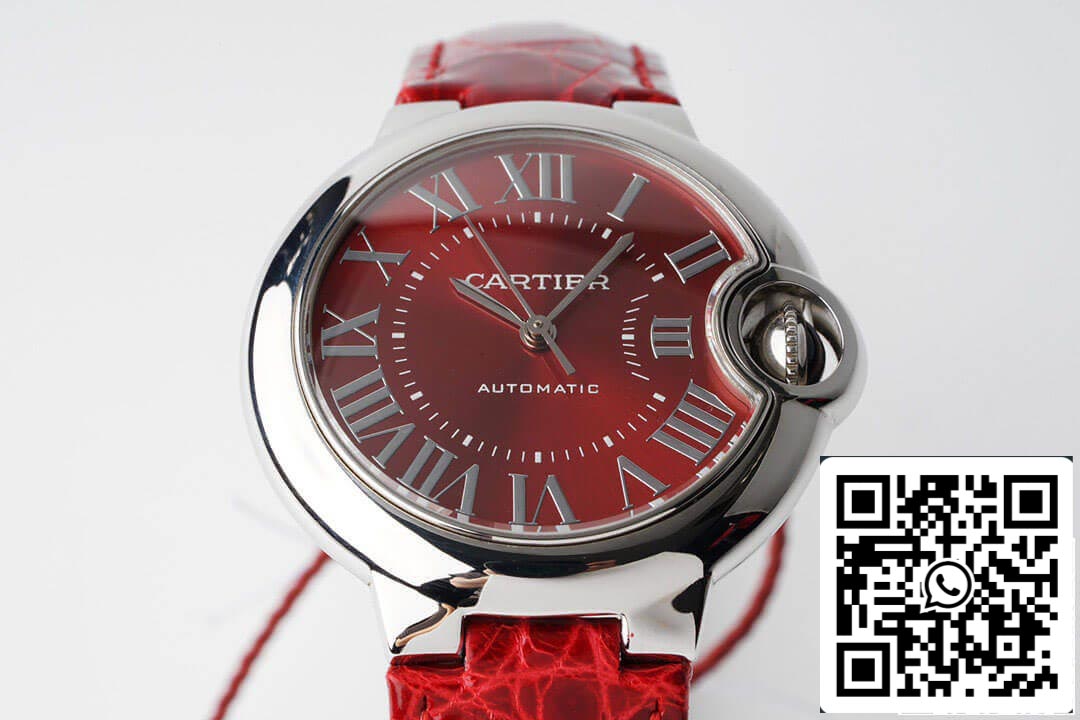 Ballon Bleu De Cartier WSBB0022 33MM 1:1 Best Edition AF Factory Red Dial US Replica Watch