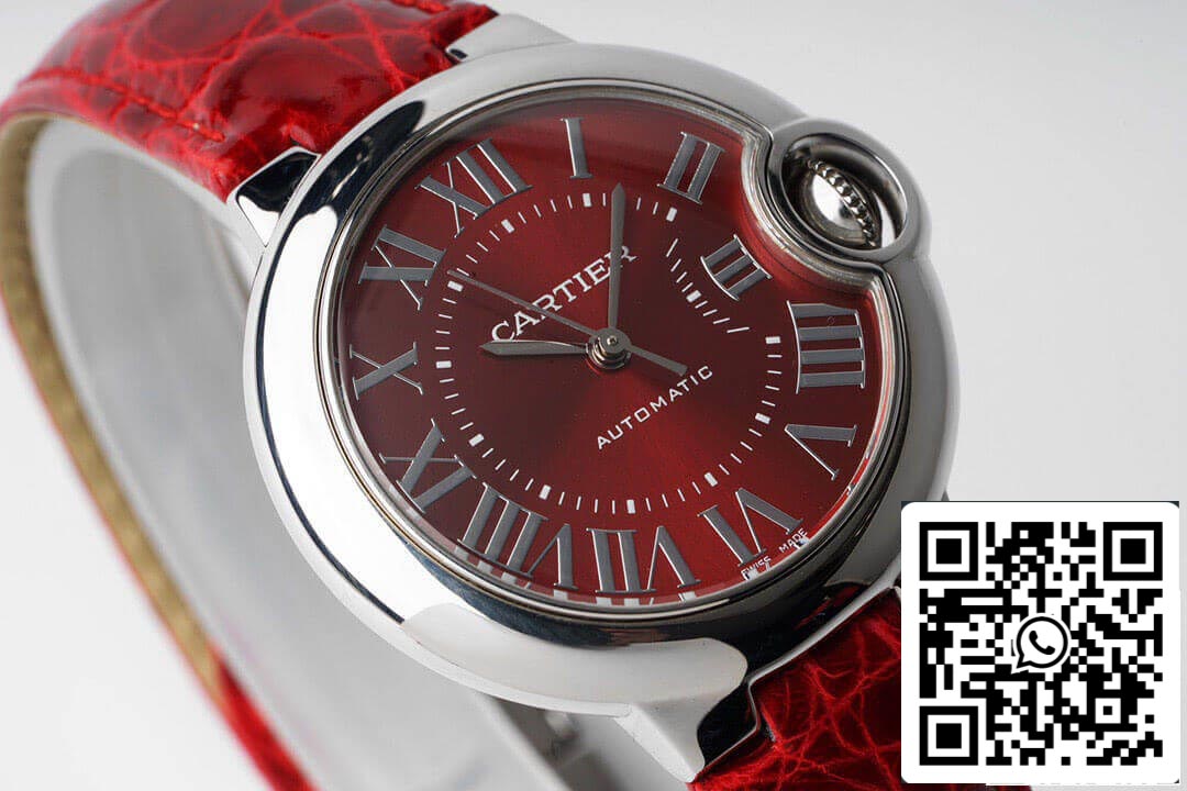 Ballon Bleu De Cartier WSBB0022 33MM 1:1 Best Edition AF Factory Red Dial US Replica Watch