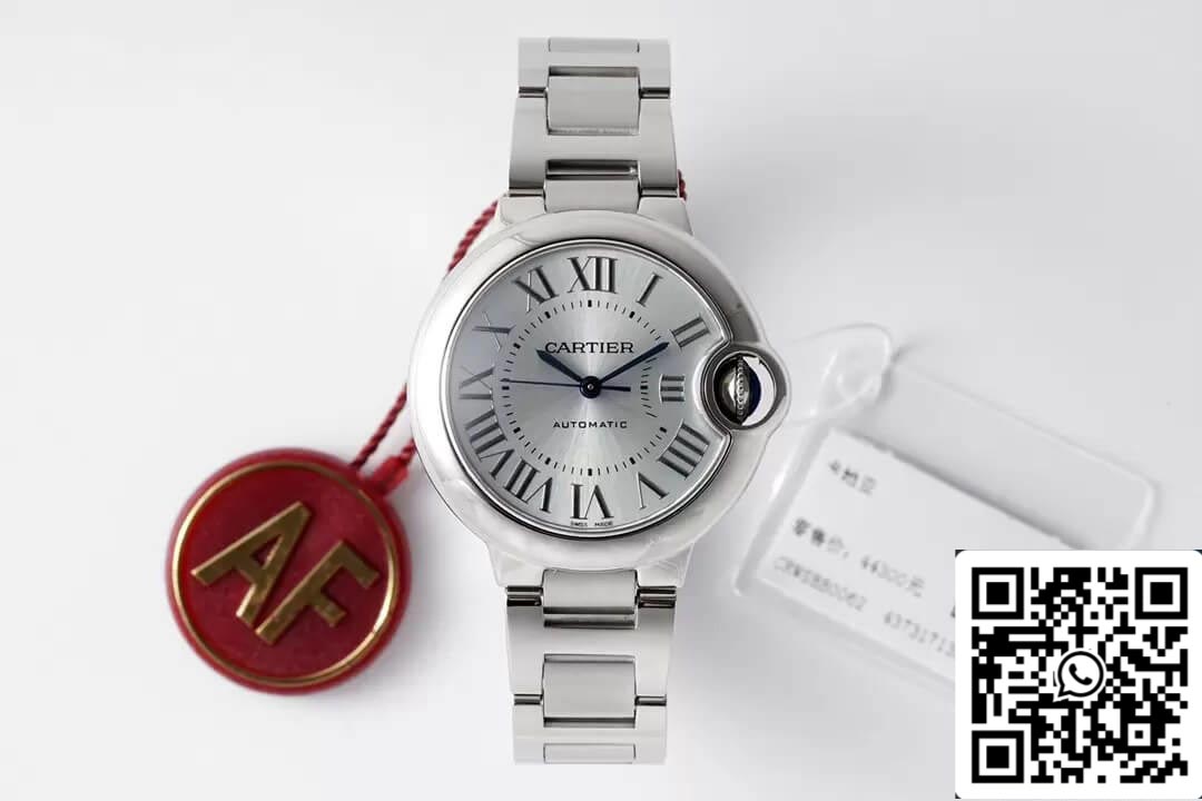 Ballon Bleu De Cartier WSBB0062 33MM 1:1 Best Edition AF Factory Steel Strap US Replica Watch