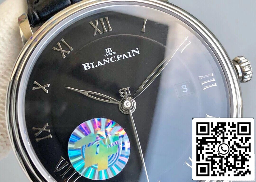 Blancpain Villeret 6551-1127-55B 1:1 Best Edition ZF Factory Black Dial US Replica Watch