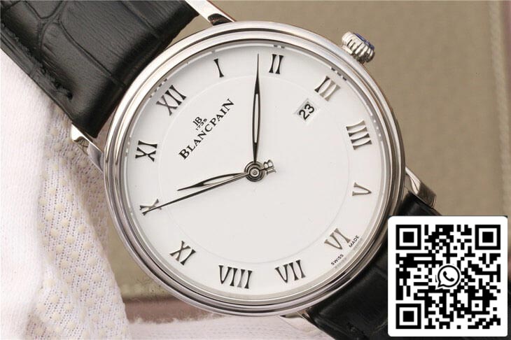 Blancpain Villeret 6651-1127-55B 1:1 Best Edition ZF Factory White Dial US Replica Watch