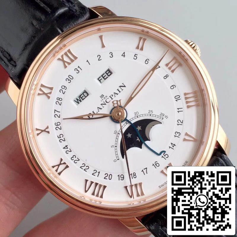 Blancpain Villeret 6654-3642-55B OM Factory 1:1 Best Edition Swiss ETA6654 US Replica Watch