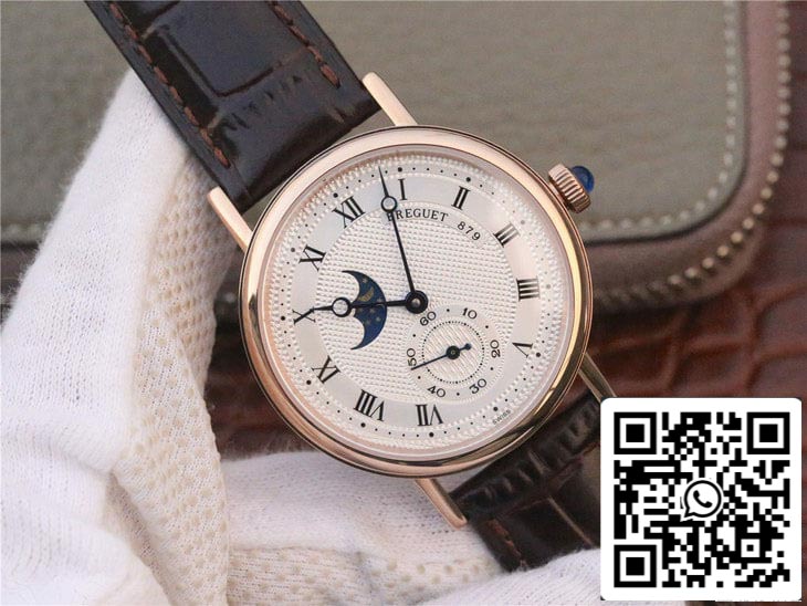 Breguet Classique Moonphase 4396 1:1 Best Edition Rose Gold Case US Replica Watch