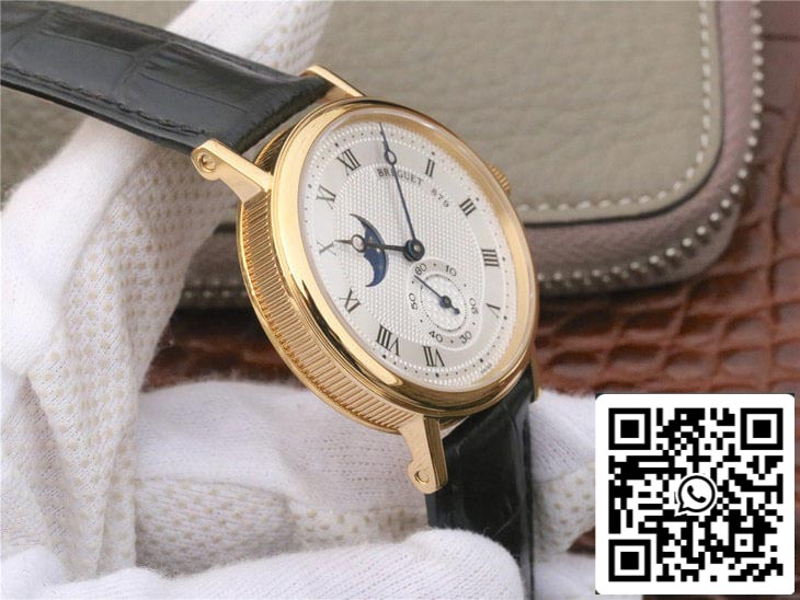 Breguet Classique Moonphase 4396 1:1 Best Edition Yellow Gold Case US Replica Watch