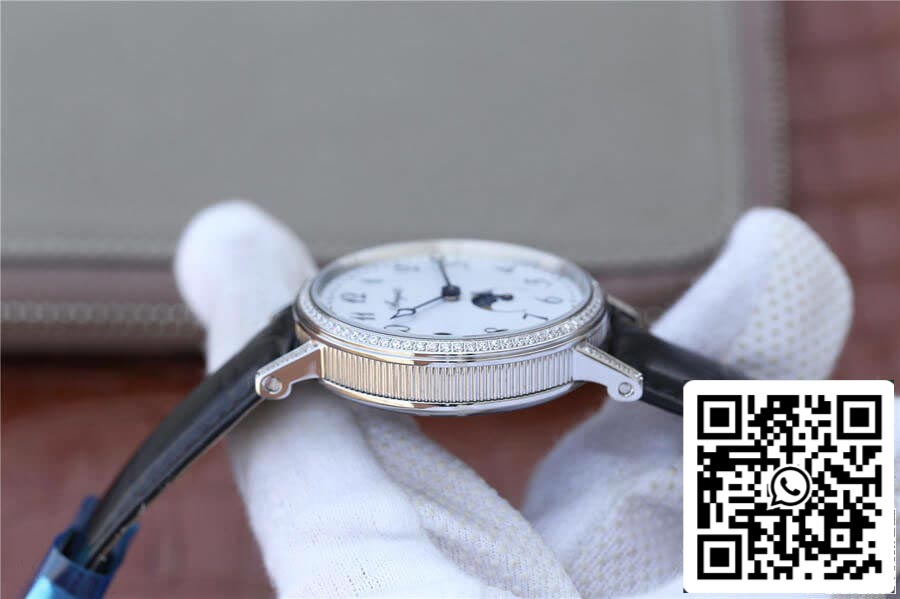 Breguet Classique Moonphase 9088BB/29/964/DD0D 1:1 Best Edition TW Factory White Dial US Replica Watch