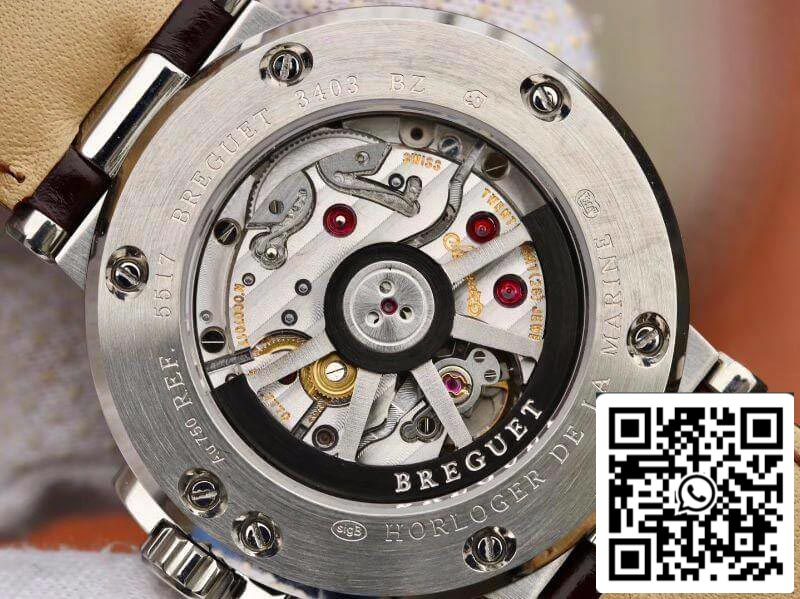 Breguet MARINE 5517TI/G2/9ZU V9 Factory Mechanical Watches 1:1 Best Edition Swiss ETA9015 Grey dial US Replica Watch