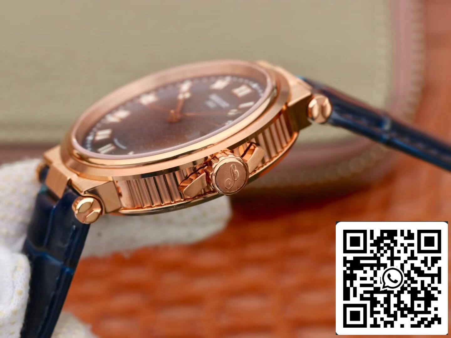 Breguet Marine 5517 1:1 Best Edition V9 Factory Rose Gold US Replica Watch