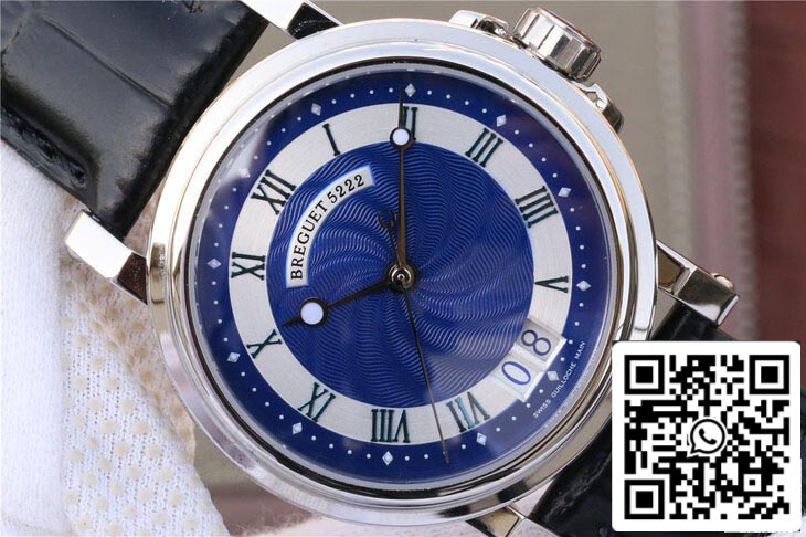 Breguet Marine 5817 1:1 Best Edition Blue Dial US Replica Watch