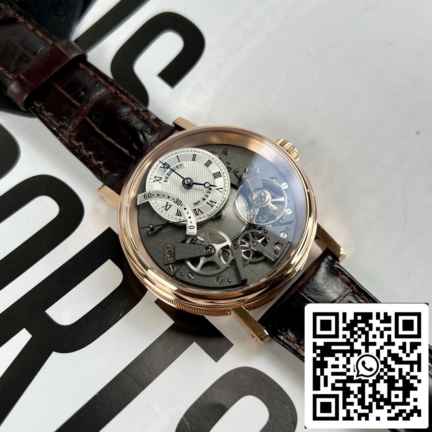 Breguet Tradition 7097BR/G1/9WU 1:1 Best Edition ZF Factory 18k Rose Gold US Replica Watch