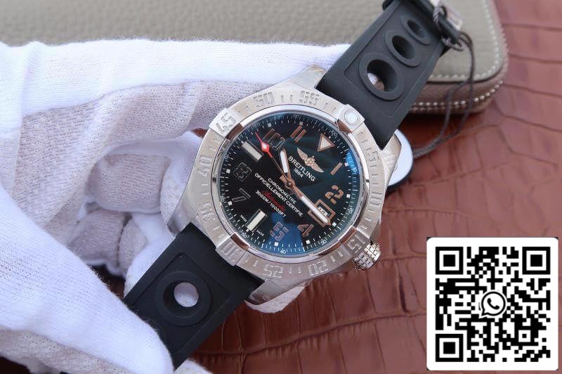 Breitling Avenger II A3239011/BC34/152S/A20S.1 GF Factory 1:1 Best Edition Swiss ETA2836 Black Dial US Replica Watch