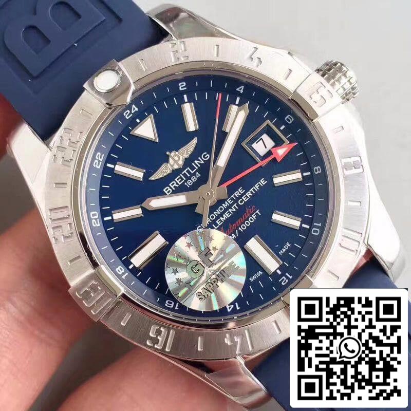 Breitling Avenger II GMT A3239011/BC35/170A GF Factory Men Watches 1:1 Best Edition Swiss ETA2836 US Replica Watch