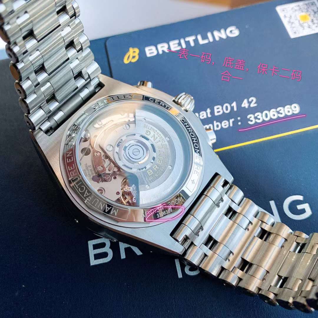 Breitling Chronomat B01 AB0134101C1A1 Swiss Original Movement US Replica Watch