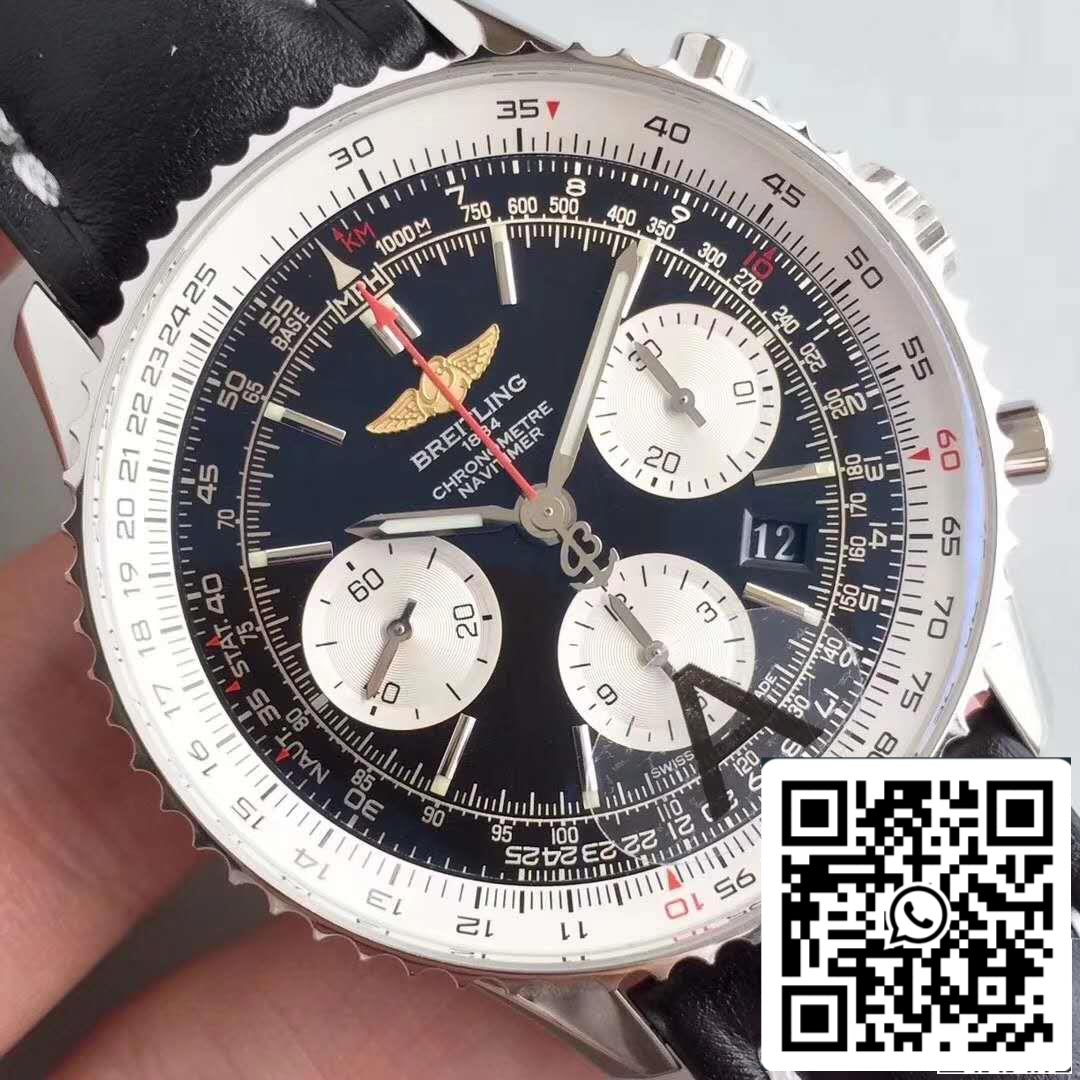 Breitling Navitimer 01 AB012012/BB01/437X/A20BA.1 JF Factory 1:1 Best Edition Swiss ETA7750 Blue Dial US Replica Watch