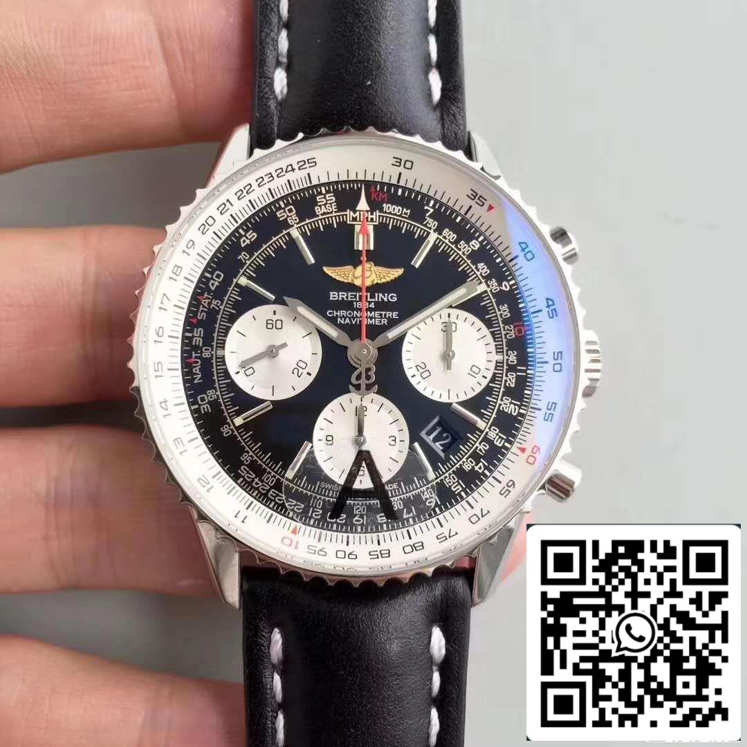 Breitling Navitimer 01 AB012012/BB01/437X/A20BA.1 JF Factory 1:1 Best Edition Swiss ETA7750 Blue Dial US Replica Watch